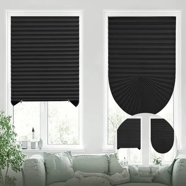 붙이는 블라인드 일반형 블랙 90x150cm 1개