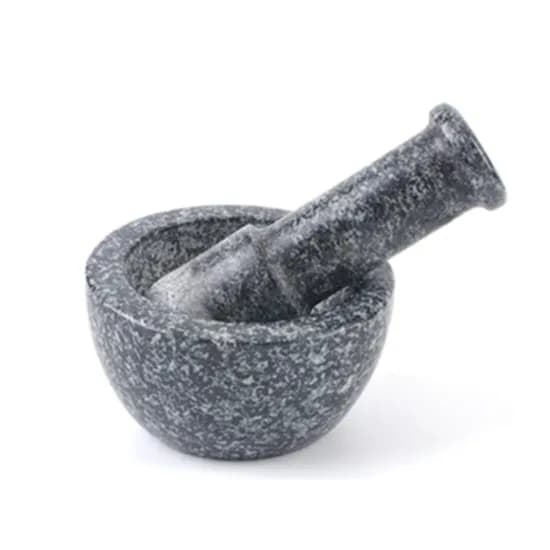 빗금 돌절구 중형 1개