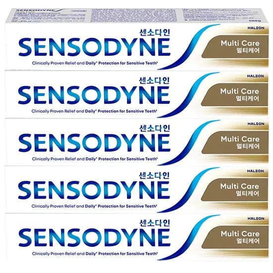 센소다인 멀티케어 치약 100g 5개