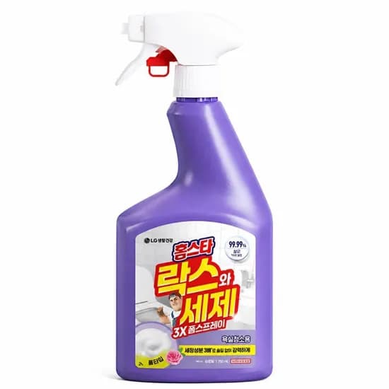 홈스타 락스와세제 스프레이 후로랄 900ml 4개