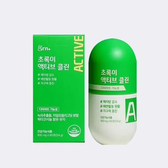GRN 초록이 액티브 클린 60정 1병