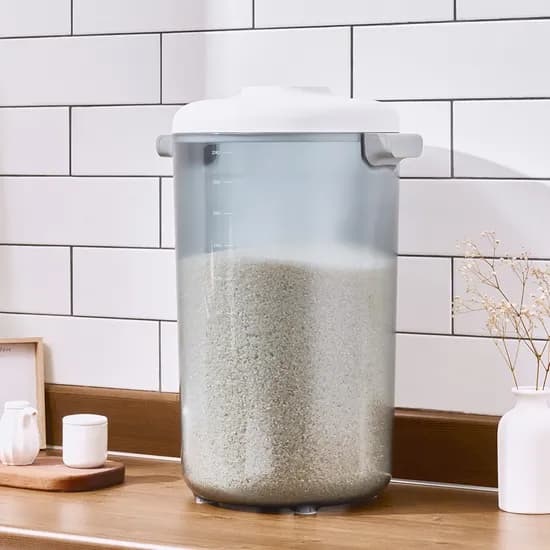 보만 무선 진공쌀통, VR2210W, 투명, 20kg, 1개