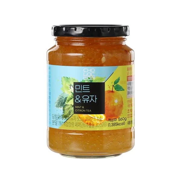 초록원 민트유자차 560g 1개