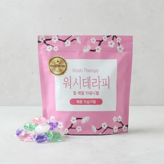 워시테라피 캡슐세제 에센셜 다우니향 100개입 3개