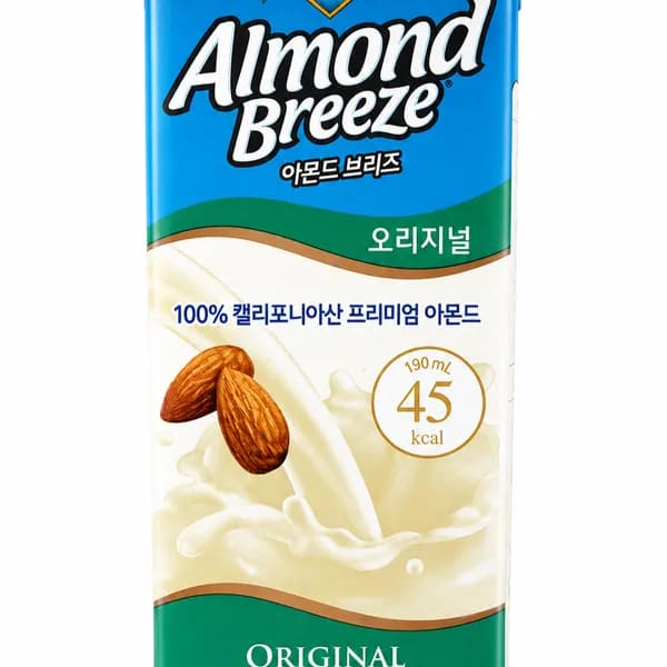 매일유업 아몬드브리즈 오리지널 190ml 48개