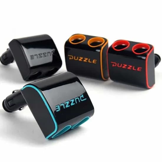 퍼즐 접이식 2구 멀티소켓, 2192, 12V/24V, 1개