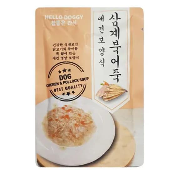헬로도기 삼계북어죽, 80g, 1개