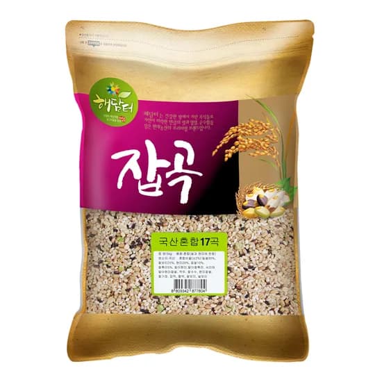 현대농산 국내산 혼합 17곡 5kg 1개