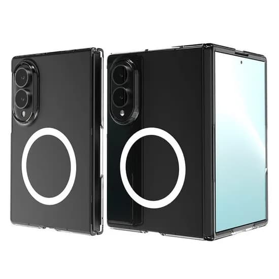 하이쉘 PC 맥세이프 하드 케이스, 갤럭시 Z 폴드8(와이드), 클리어, 1개