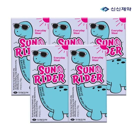 썬라이더 데일리 유브이 썬스틱 18g 5개