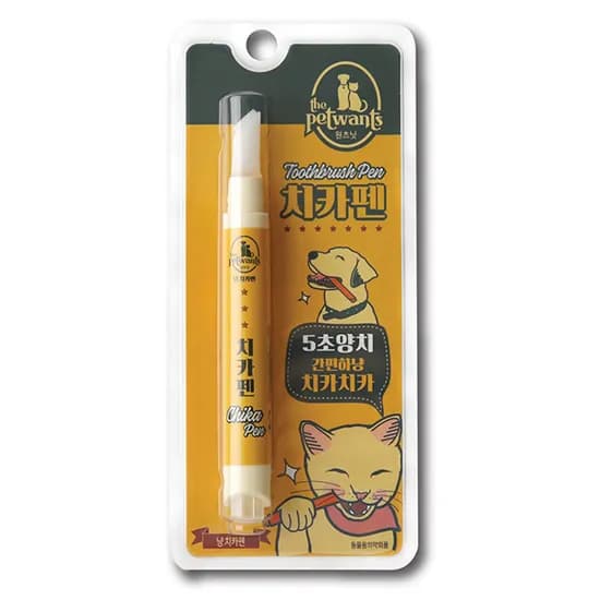 더펫원츠 냥 치카펜, 4g, 2개