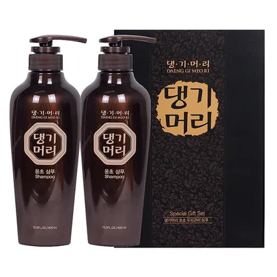 댕기머리 두피 집중 케어 윤초 샴푸 400ml 1+1 구성 총 2개