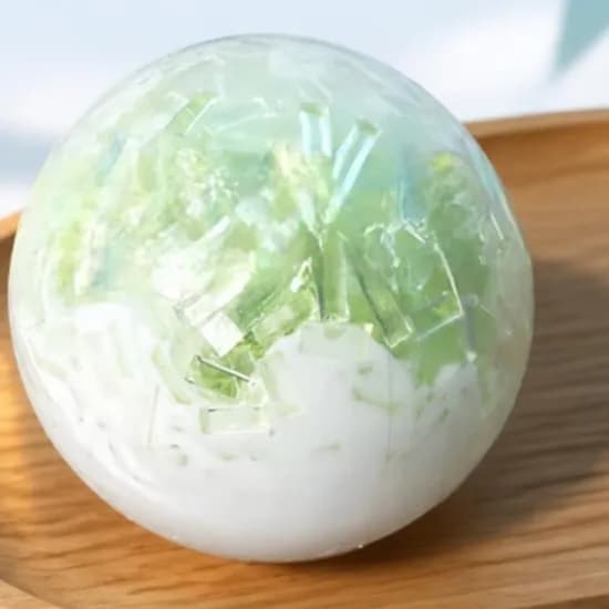 수제 왁뿌볼, 그린, 50g, 1개