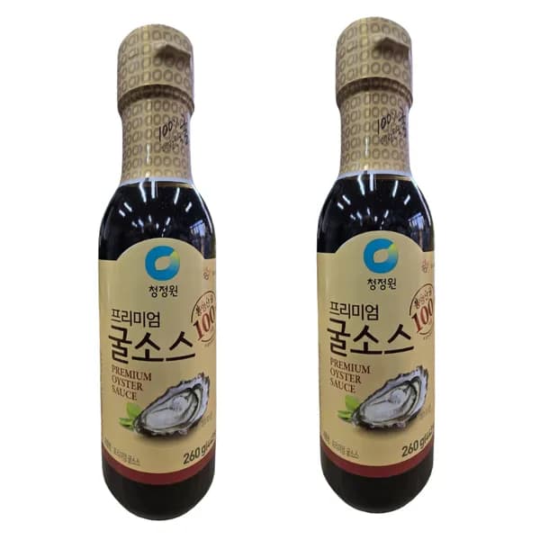 청정원 프리미엄 굴소스 260g 2개 8,900원