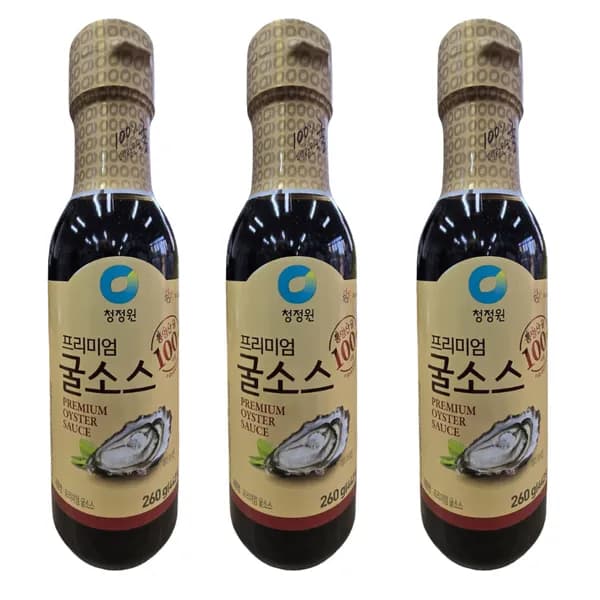 청정원 프리미엄 굴소스 260g 3개