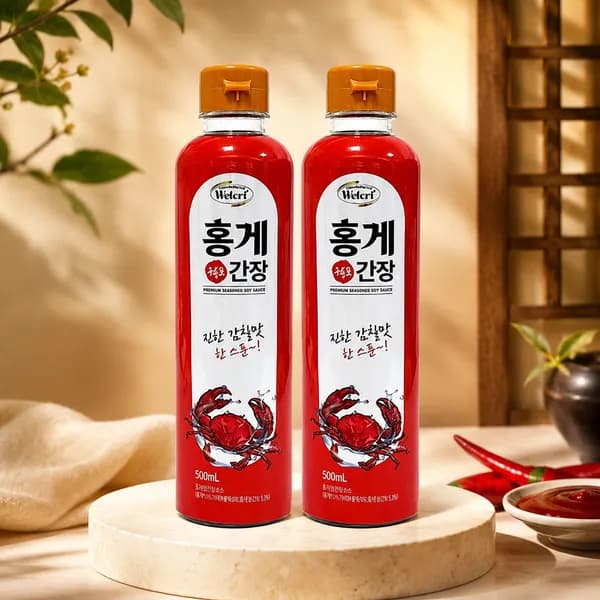 구룡포 홍게간장 500ml 2개