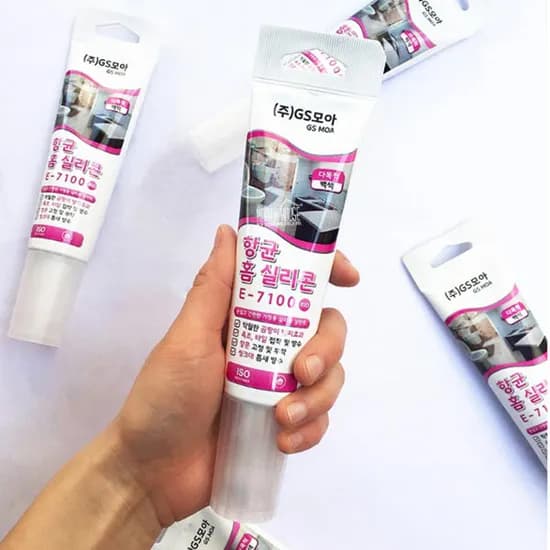 모아 항균 홈실리콘 튜브형 다목적 백색 100ml 1개