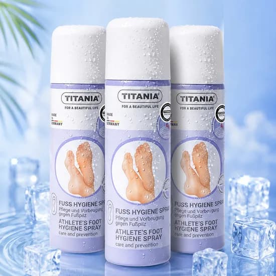 티타니아 파우더 쿨링 풋스프레이, 200ml, 2개