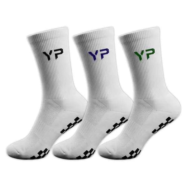 YP 풋살 논슬립 축구 양말 컴포트핏 블랙 L(250mm-270mm) 1개