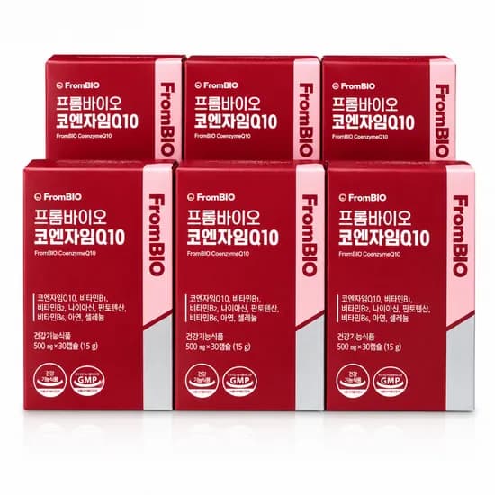 프롬바이오 코엔자임Q10, 500mg, 30캡슐, 6박스