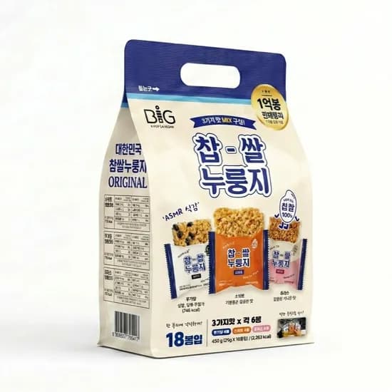 메고지고 찹쌀누룽지 3가지맛 무가당 6봉 외 2종 1팩