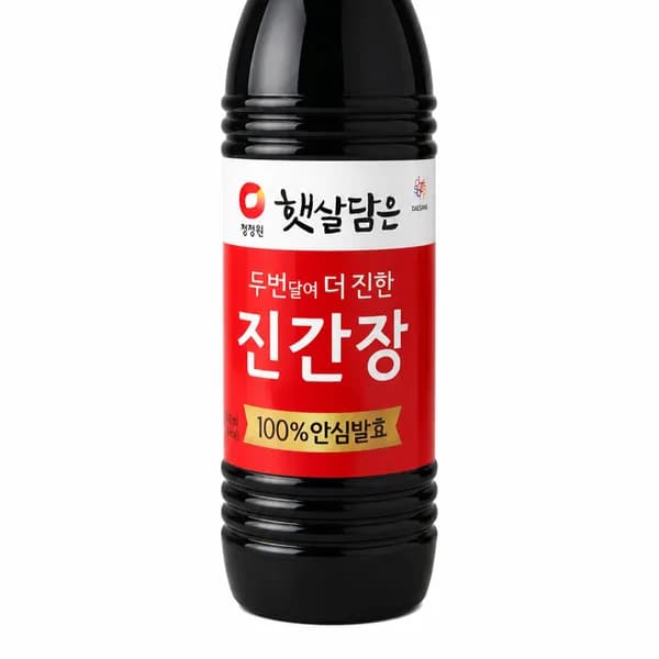 청정원 두번달여 더진한 진간장 840ml 2개