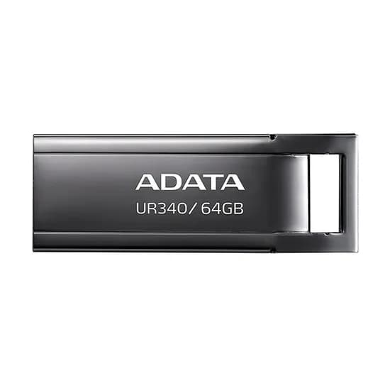 ADATA USB 메모리 UR340, 64GB, 블랙, 1개