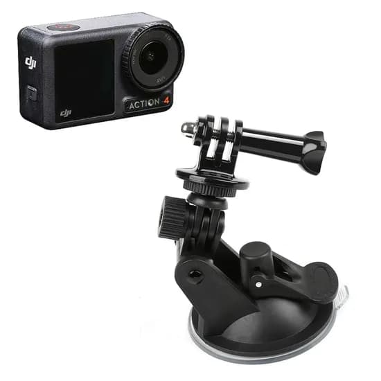 액션캠 차량 유리 흡착 거치대 마운트, DJI 오즈모 액션 4 호환, 호환용, 1개