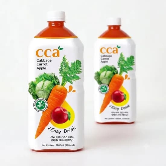 파모빗 CCA 사과당근양배추 착즙 주스 1000ml 2개