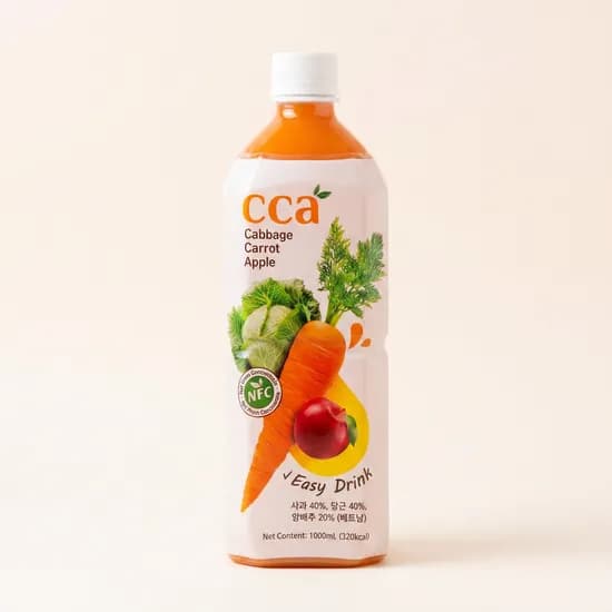 파모빗 CCA 사과당근양배추 착즙 주스 1000ml 12개