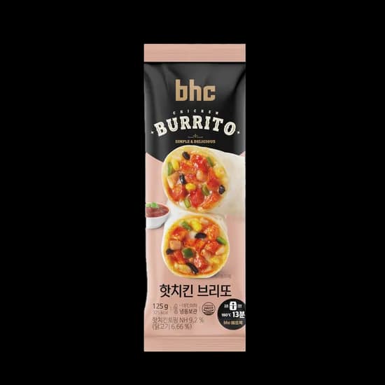 Bhc 핫치킨 치킨브리또, 125g, 5개