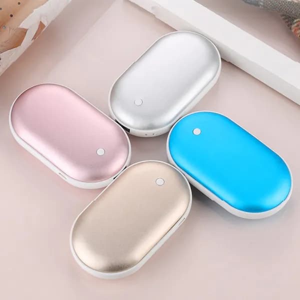 충전식 손난로 보조배터리 겸용 6000mAh 핑크 1개