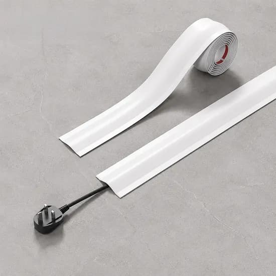 빅무드 부착형 잘라쓰는 전선정리 몰딩 쫄대 3m 38mm 화이트 1개