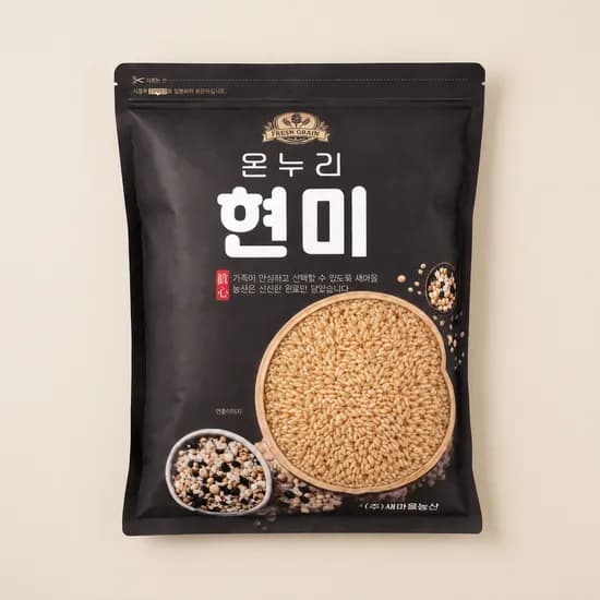 온누리잡곡 국내산 저속노화 현미쌀 3kg 1봉