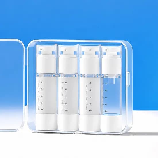 루시아이 진공펌프 여행용 공병 세트 30ml 4개입 1세트