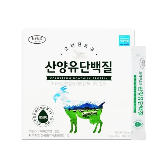 퀄리고트 오리진초유 산양유단백질 밀크맛 60포 19,500원