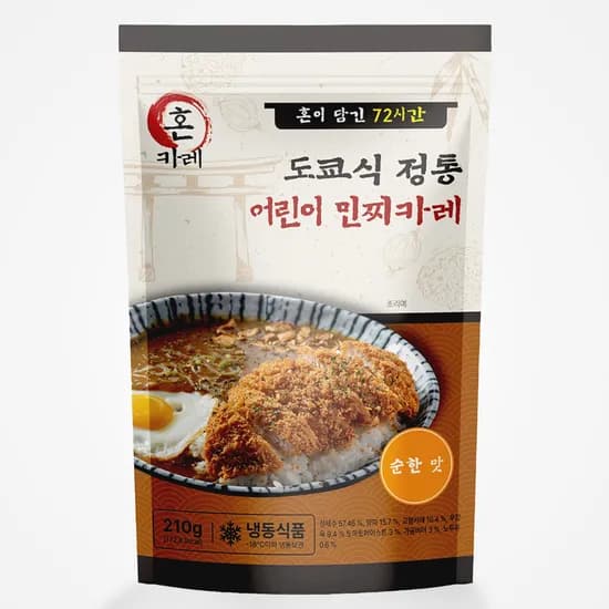 혼카레 도쿄식 정통 민찌카레 어린이 210g 1개