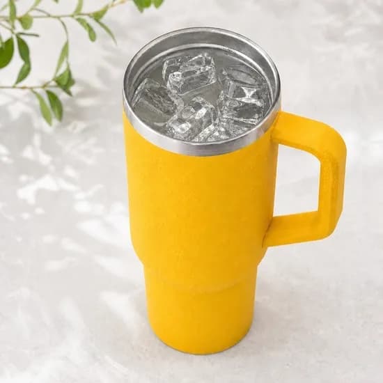 대용량 콜드컵, 옐로우, 1.18L, 1개