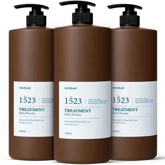 메르헨트 코코넛 대용량 트리트먼트 베이비파우더향 1500ml 3개