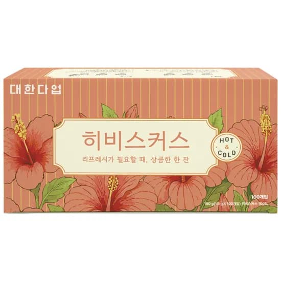 대한다업 히비스커스 티백, 1.5g, 100개, 1개