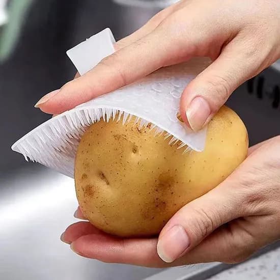 섬세촘촘이 야채과일 주방세척솔, 랜덤, 10매입