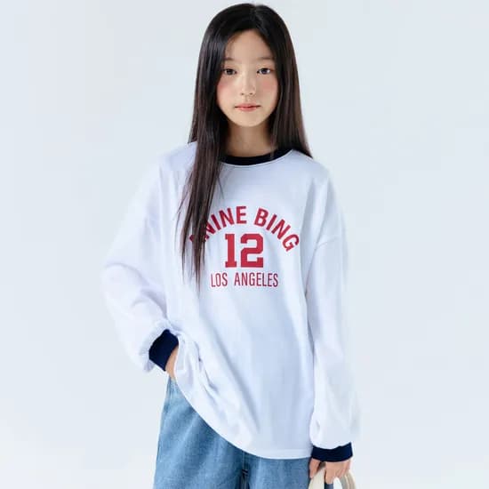 아이라인 애니 티셔츠 화이트 19호 1개