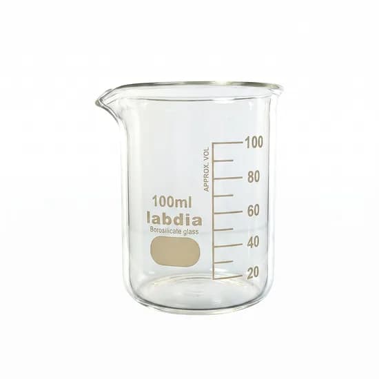 유리 비이커, 500ml, 1개