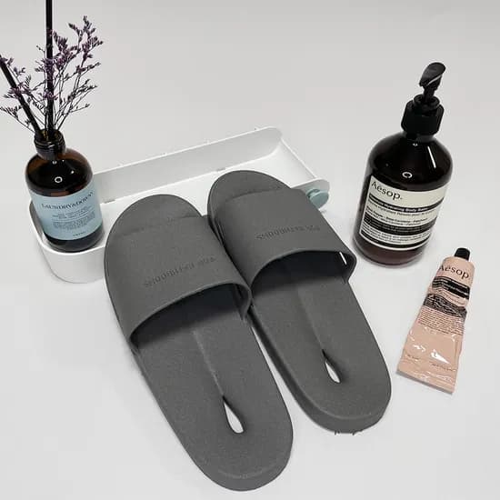 발등낮은 욕실화 그레이 280mm 1개