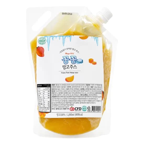 꽁꽁 NFC 100 망고 과채주스 1000ml 1개