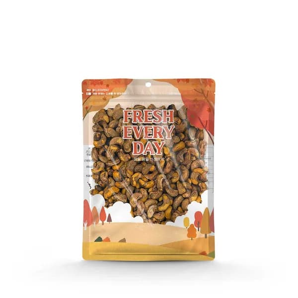 황토마을 구운 껍질 캐슈넛 500g 1개