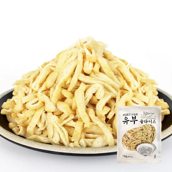 유부 슬라이스 1kg 1개
