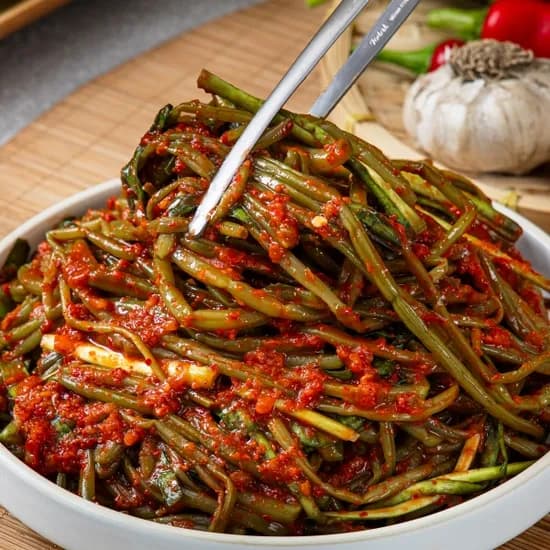 어사김치 국내산 전라도 고구마순김치, 500g, 1개