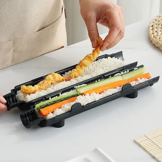 초보자용 간편 김밥말이틀 일제 압축형 스시롤 메이커 주방기구, 1개