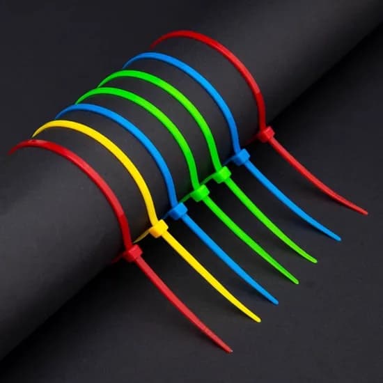 컬러 케이블 타이, 흰색, 100mm, 1000개, 1개